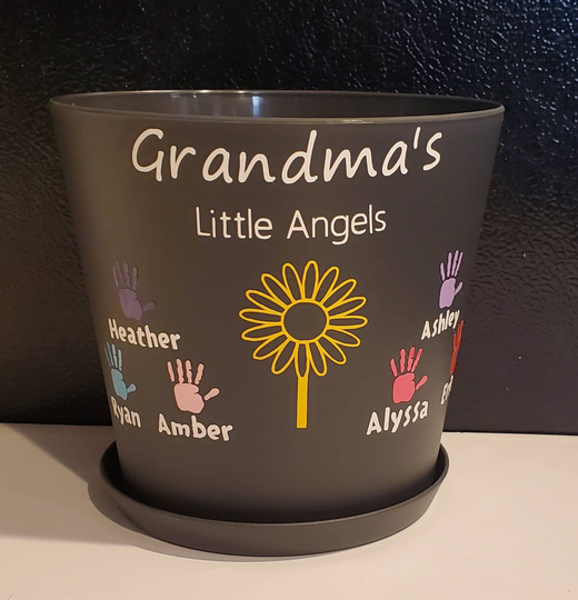 Personalized Flower Pots Excellent For Mother's Day Or Any Occasion