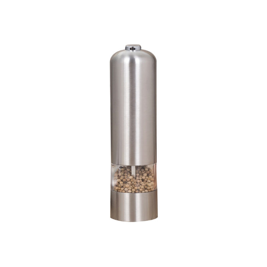 Salt and Pepper Grinder Battery Powered Pepper Grinder with Light, Electric Salt and Pepper Grinder Refillable Adjustable Electric Salt and Pepper