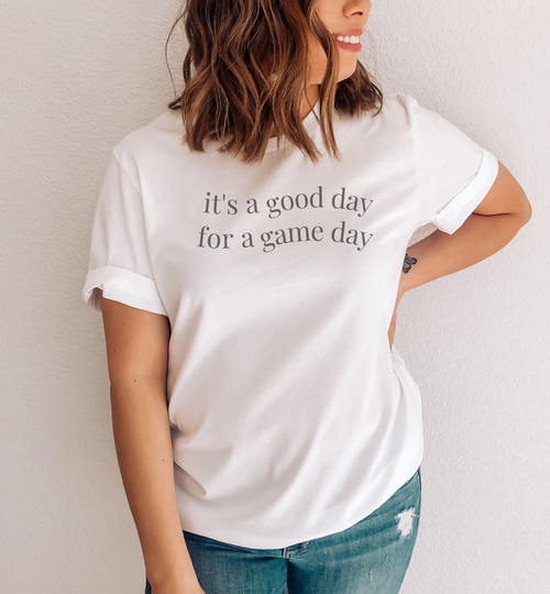 Good Day For A Game Day, Game Day Shirt, Football Sweatshirt, Hoodies, Women Season Tee