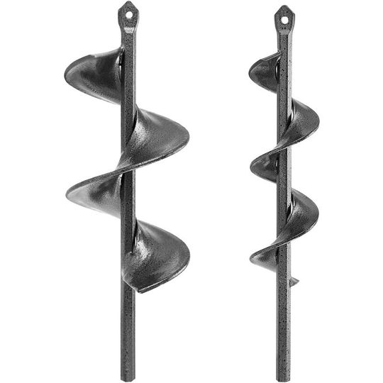 Einemgeld - Auger Drill Bits for Planting Garden Auger Drill Bits Garden Plant Auger Drill Bits for 3/8' Hex Drill 2 in 1 Set (22CM)