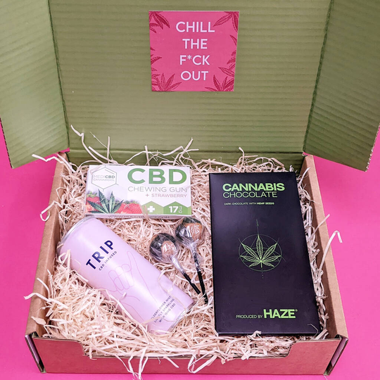 Personalised Cbd Food And Drink Gift Set