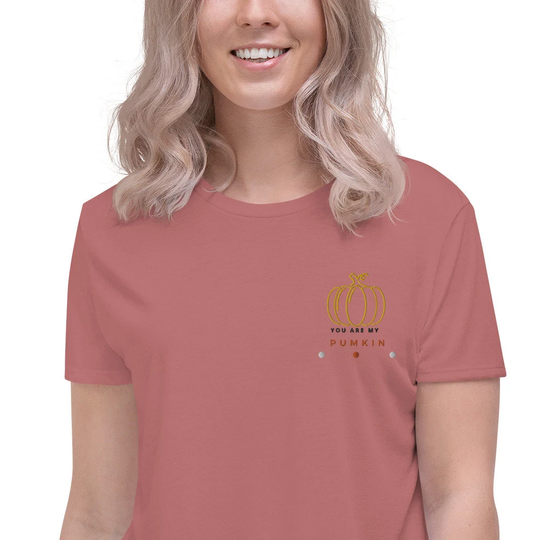 You Are My Pumpkin Cropped Tee, Fall Tee, Cute Tees For Fall, Gifts Her, T-Shirts, Holiday Shirts, Seasonal Shirts
