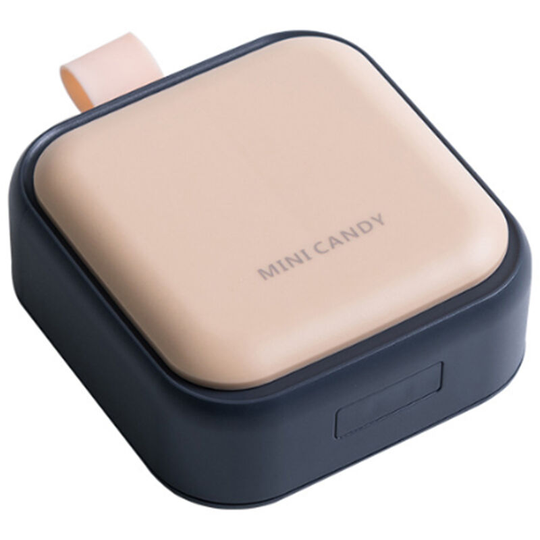 Asupermall - Medicine Box New 4 Compartments Portable Sealed Small Simple Pills Box Weekly Medicine Case can Carry Pills Medicine Storage