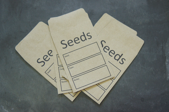 Seed Envelopes 98 X 67mm 80Gsm Manilla Brown Printed