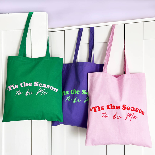 'Tis The Season To Be Me, Colours Tote Bag
