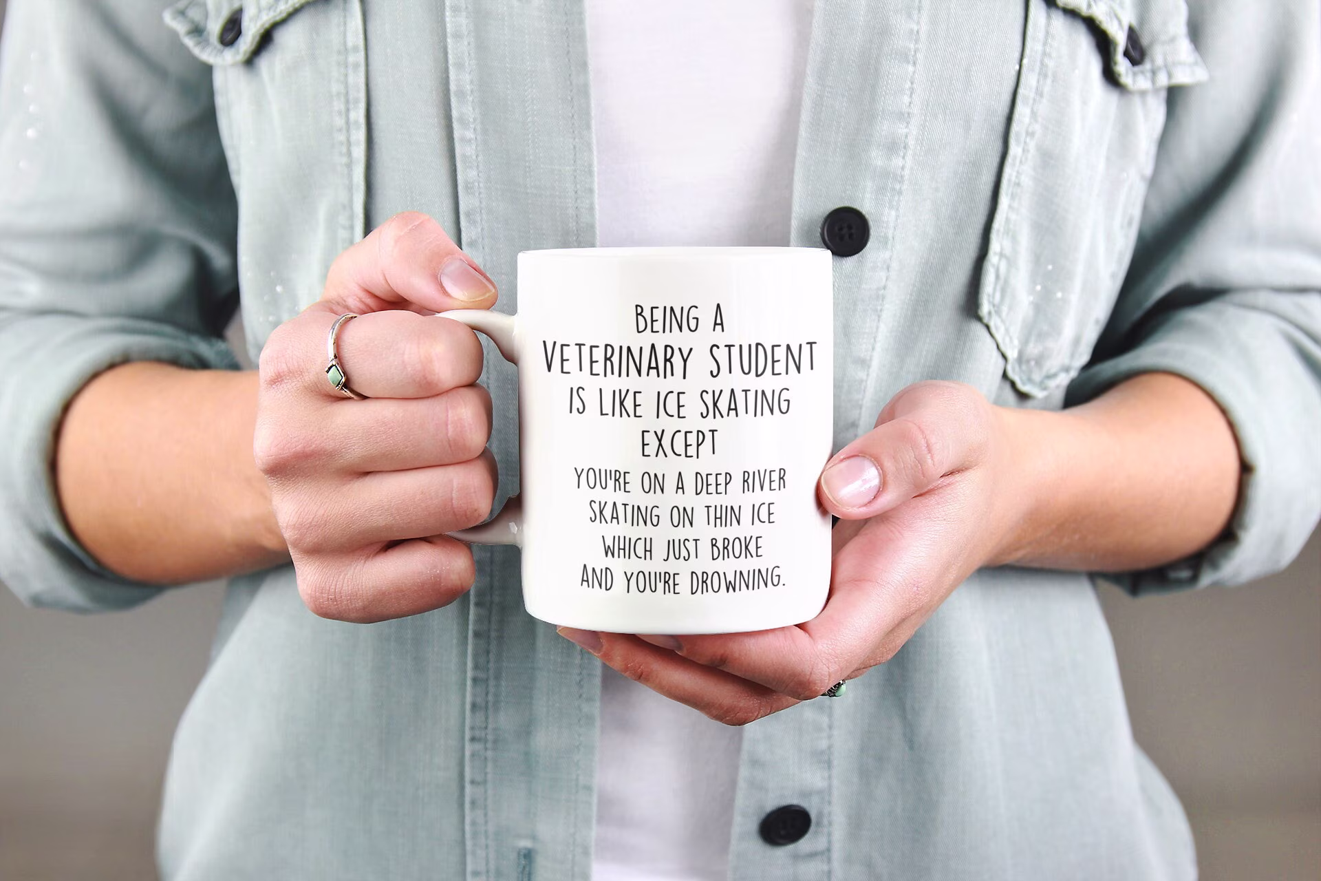 Funny Veterinary Student Mug, Veterinarian School Gift, Vet Gifts, Medicine Future Present