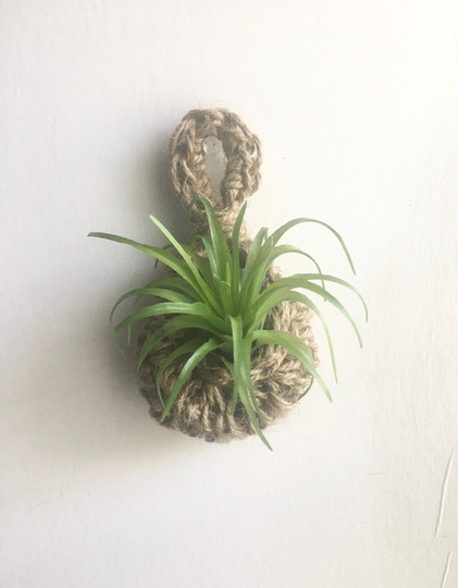 Natural Jute Crochet Cotton Plant Pod