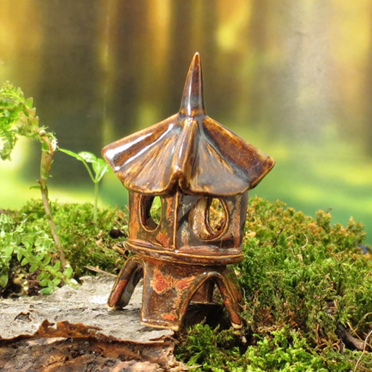 Fairy Terrarium Miniature Pagoda Lantern - 2-1/8