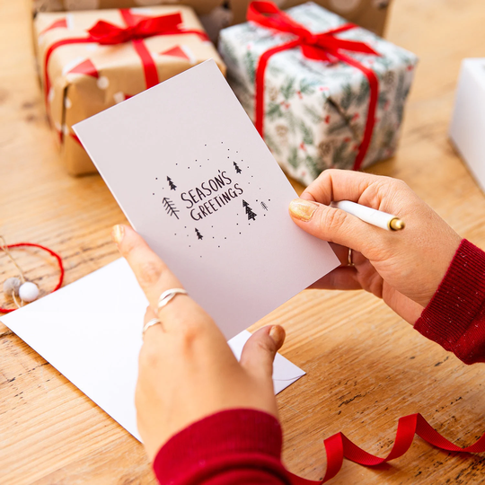 Seasons Greetings Christmas Greeting Card