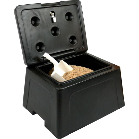 Mini Grit Bin comes with Rock Salt & Scoop