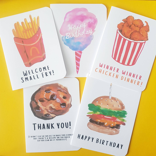 10 Food Cards Combo Pack | Salt & Paper Prints