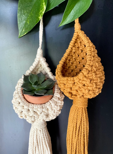 Air Plant Hanger | Mini Pot Pod Macramè