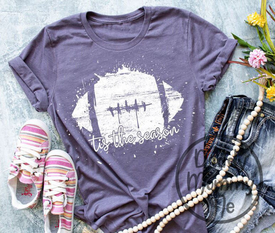 Tis The Season Shirt, Football Tee, Love Mom Life Shirts For Women, Graphic Tee Unisex Shirt