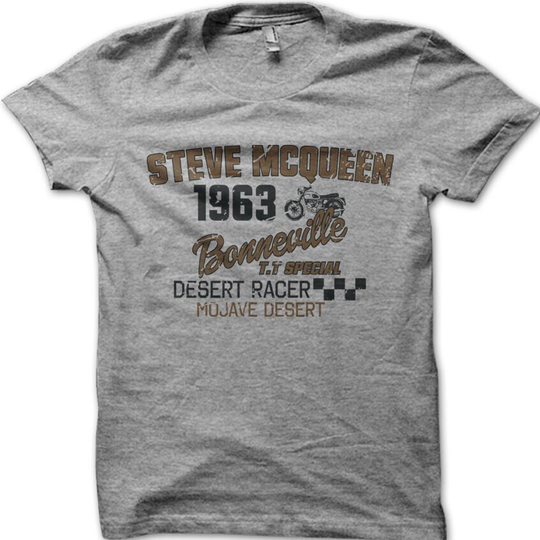 Boneville Salt Flats Mujave Desert Motorcycle Biker Racer T-Shirt