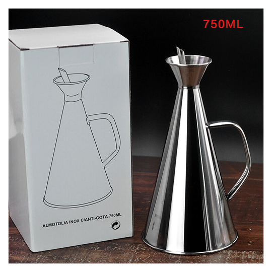 Oil stainless steel antipotent 700ml-T203-seasoning bottle oil bottle - Thsinde