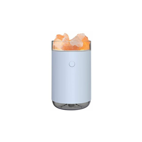 Heguyey - Salt Lamp Humidifier Cute Cool Mist Humidifier for Bedroom Auto Shut Off Ultra Quiet Operation Mini Desk Humidifier for Home Office Ideal