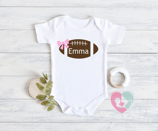 Football Girl Onesie® - Cute Baby Sports First Season Outfit Super Bowl