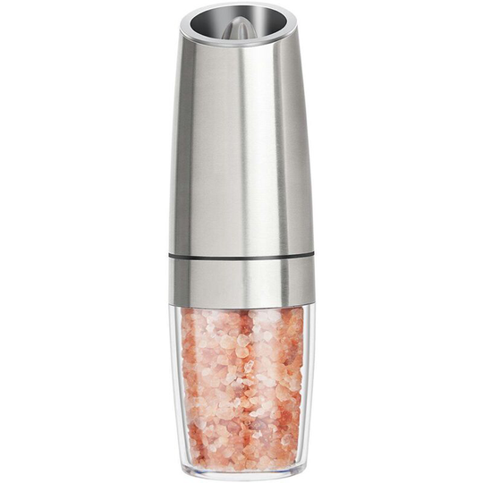 Gravity Electric Salt and Pepper Grinder Set with Adjustable Automatic Pepper and Salt Mill Stainless steel