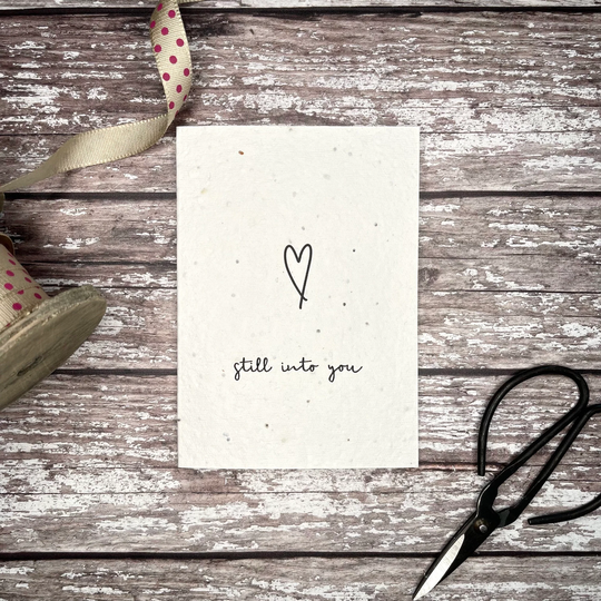 Valentine's Day Seed Card, Plantable Card