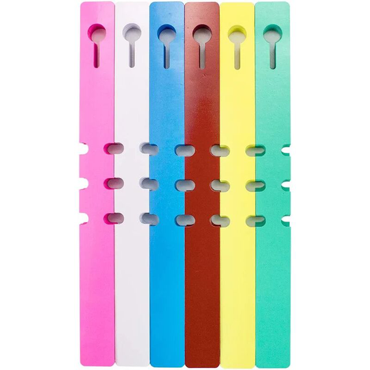 Plastic Tree Tags 2x20cm Garden Plant Tags Wrap Hanging Tags 400 Pcs (Pink) - Rhafayre