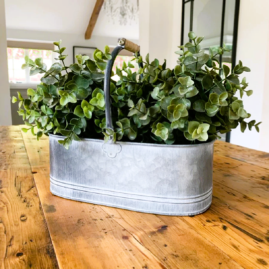 Metal Trug With Handle