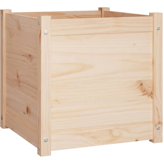 Vidaxl - Garden Planter 50x50x50 cm Solid Pinewood Brown