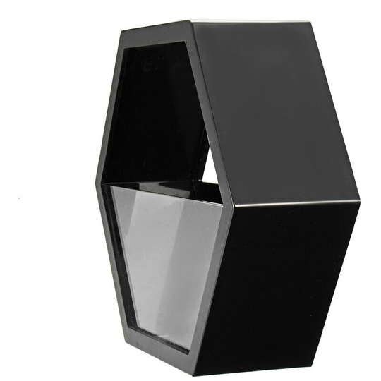 Handmade Chlorophytum Flowerpot | Acrylic, Handmade, Scindapsus, Hydroponic Plant Vase, Modern Decoration for Home, Living Room (Black)