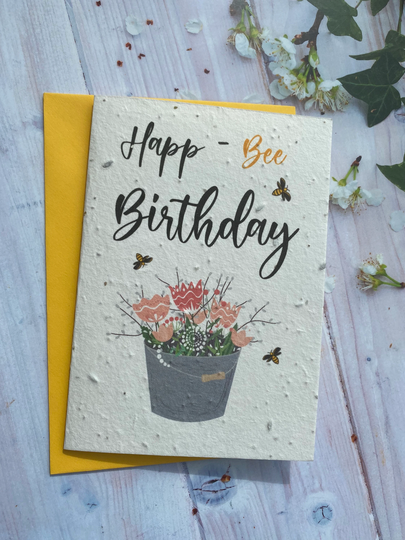 Plantable Seed Card - Happy Birthday