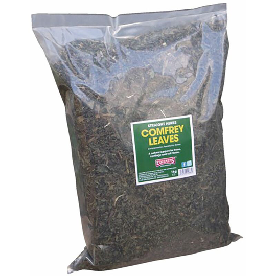 Straight Herbs Comfrey Leaves - 1 Kg Bag - 886 - Equimins