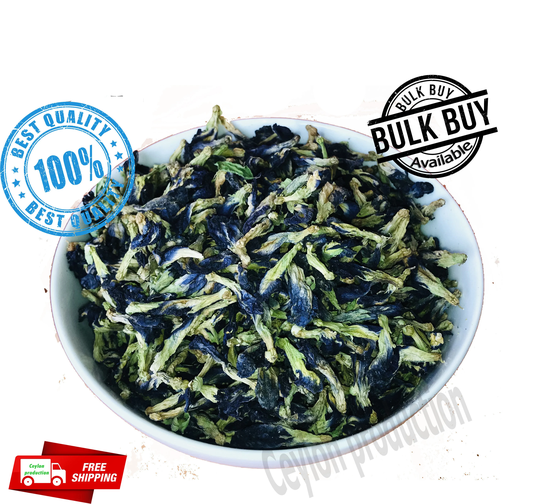 Dried Butterfly Blue Pea Pure Natural Flowers Clitoria Ternatea Healthy Tea