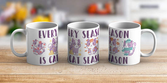 Autumn Cat Lover Mug | Every Season Is Gifts For Lovers