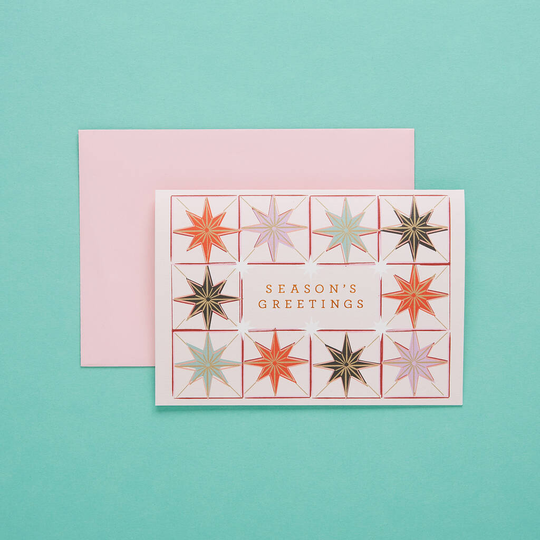Season's Greetings Christmas Card Pack