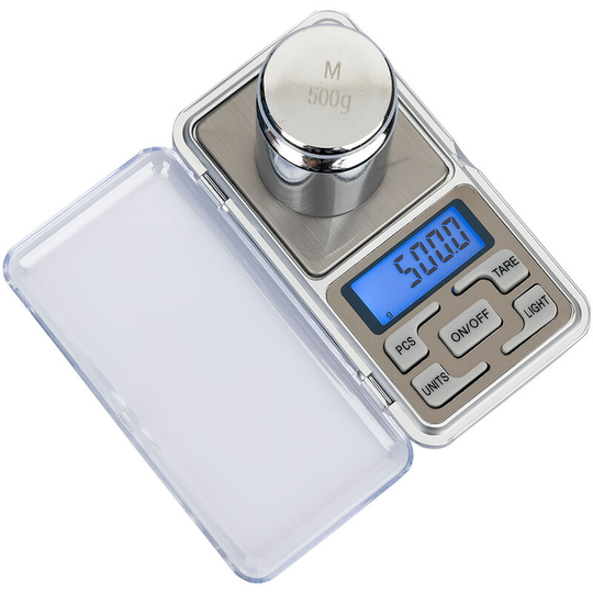 2pcs Rechargeable Precision Scale 500g/0.01g, Kitchen Food Scale Small Mini Milligram Scale Jewelry Pocket Scale, Medicinal Ingredients, Powder,