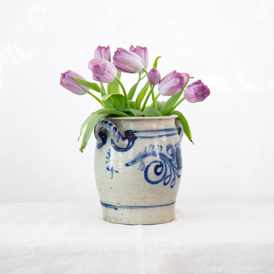 Dutch Salt Glazed Storage Pot