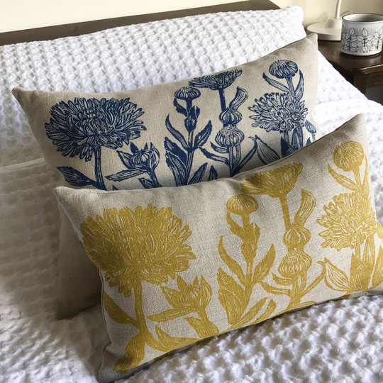 Lavender And Chamomile Linen Sleep Pillow, 'Calendula'