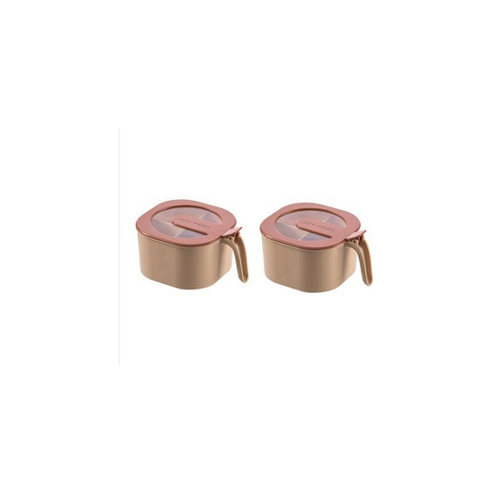 Lifcausal - Household Kitchen Supplies Daily Necessities Seasoning Box Storage 2 pink