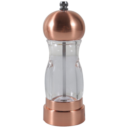 Sun Flowergb - Set of 2 salt and pepper mills in transparent acrylic Gold