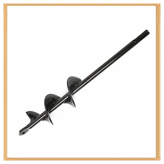 Muff - Scarifier Bit, Ground Drill, Electric Drill Auger, Garden Planting Soil Drill Bit, 22cm