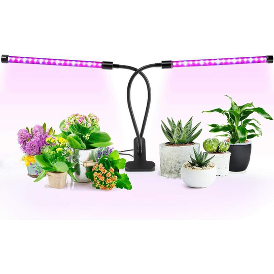 Hiasdfls - led Grow Light with Delay Function 3 Modes 9 Brightness 360° Dimmable Adjustable Plant Light for Indoor Plants Hydroponics Gardening