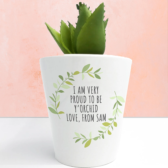 Love Mum Personalised Plant Pot