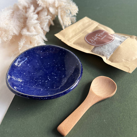 Dark Blue Bath Salt Set