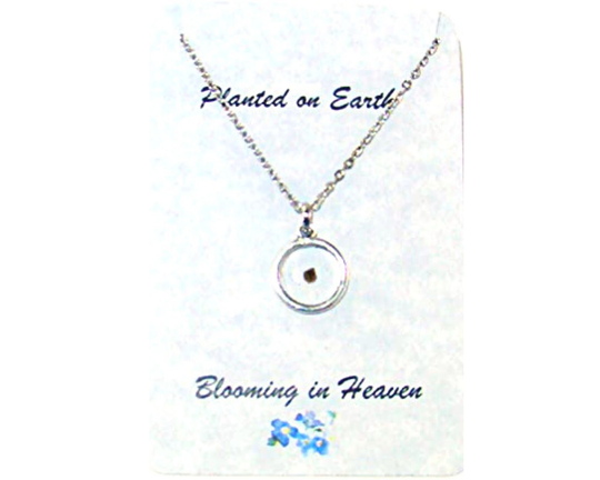 Miscarriage Memorial Seed Necklace, Pregnancy Loss, Gift For Loss Of A Baby, Gift