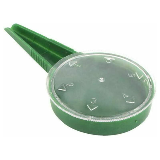 Starter Seeder Gardening Tools Garden Plant Dispenser Sower 2 PCSPlanter Seed Dial Adjustable Size Disseminator Sowerlight green