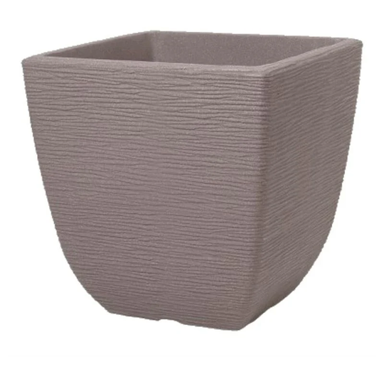 Stewarts Garden Cotswold Square Planter - 32cm - Dark Brown (5140047)