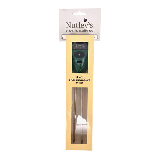 Nutley's Moisture Ph & Light Meter Probe House Garden Plants No Batteries Needed