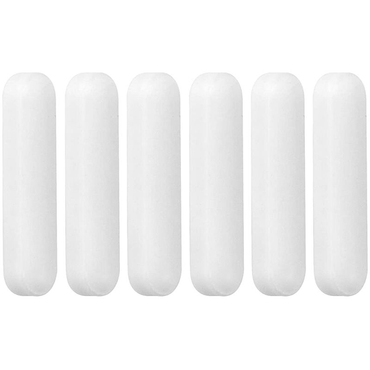6 Pcs Type-C Magnetic Stir Bars, ptfe Magnetic Lab Bar for Experiment, Medicine, Chemical Industry (C7*30mm)