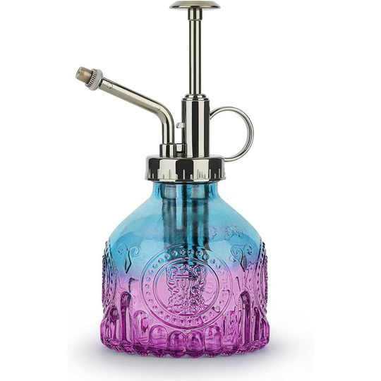 Plant Mister, 200ML Plant Mister Spray Bottle, Glass Mist Spray with Pump, Vintage Garden Plant Gifts, Indoor Plant Mister Sprayer for House Plant,