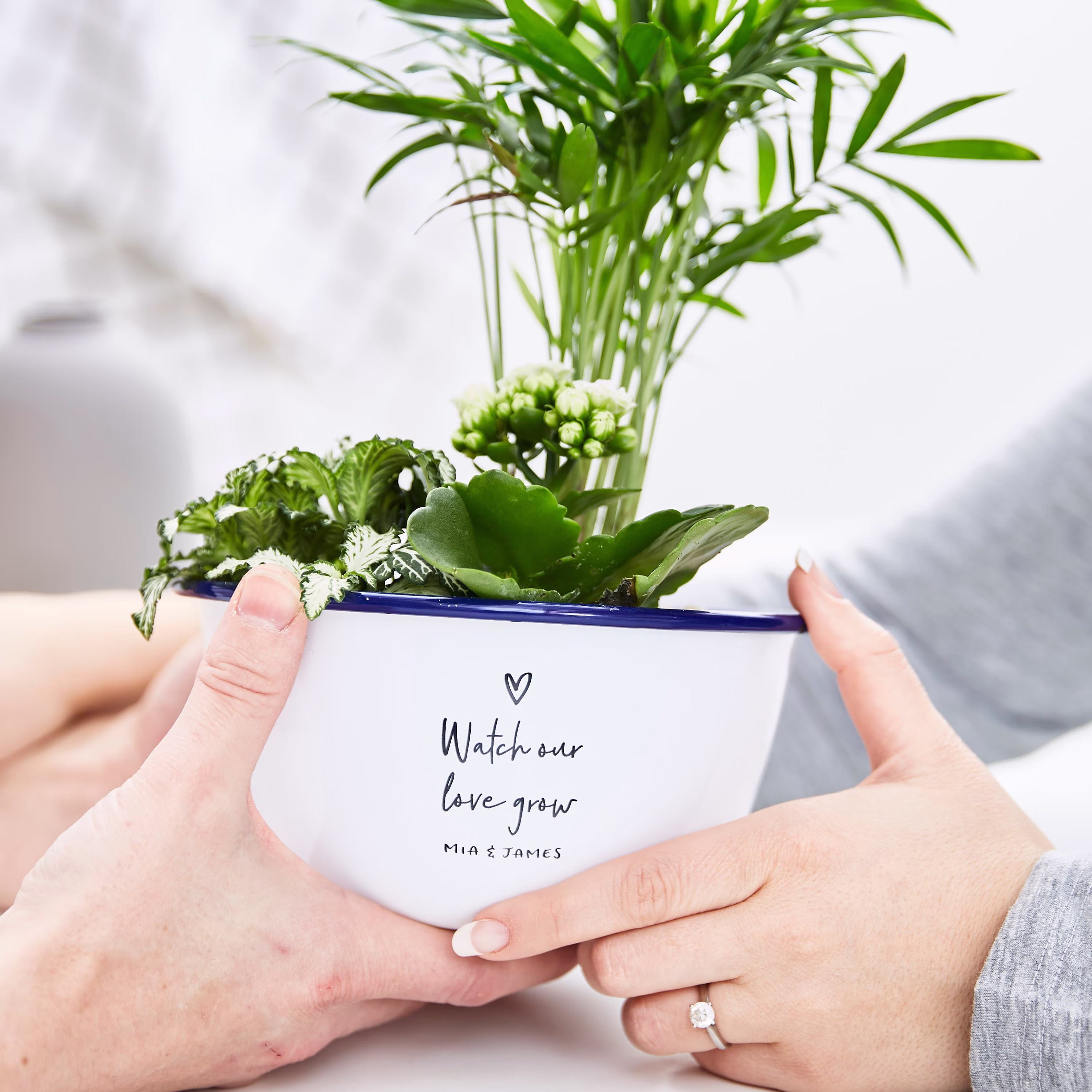 Personalised Watch Our Love Grow Planter