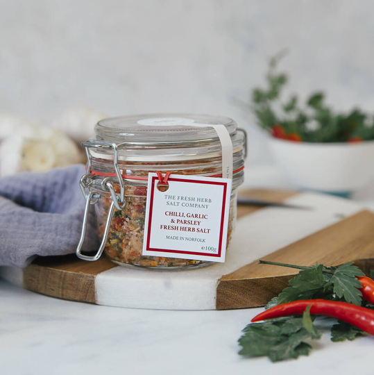 Chilli Fresh Herb Sea Salt Seasoning Jar