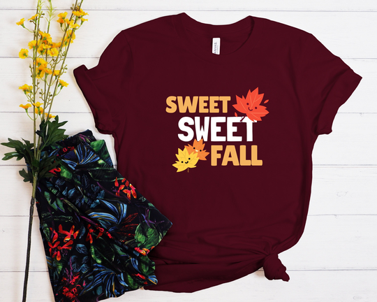 Sweet Fall Shirt, Autumn Lover Tshirt, Cute Nature Lover, Season Gift